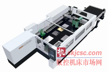台湾京传五轴全磁浮激光切割机