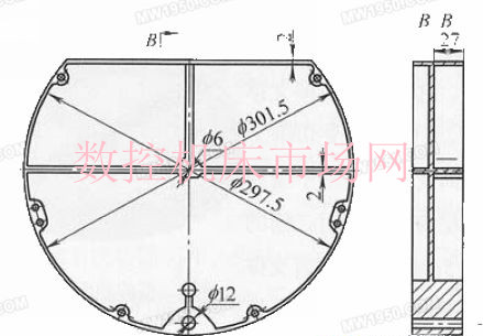 典型薄壁盘类零件的工艺方案及数控加工过程  