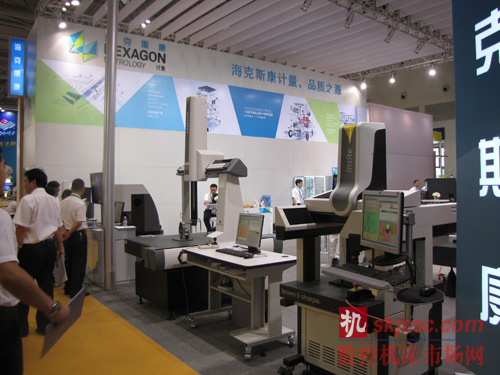 海克斯康展出的部分展品