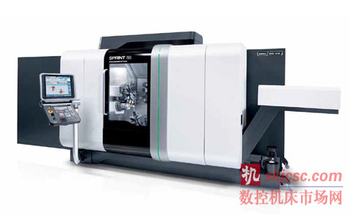 SPRINT 65是SPRINT系列的进一步加强。今年汉诺威EMO展会期间将展出SPRINT 65,它配三个刀塔,其中下刀塔带B轴,是无可匹敌的自动车床 SPRINT 65是SPRINT系列的进一步加强。今年汉诺威EMO展会期间将展出SPRINT 65,它配三个刀塔,其中下刀塔带B轴,是无可匹敌的自动车床