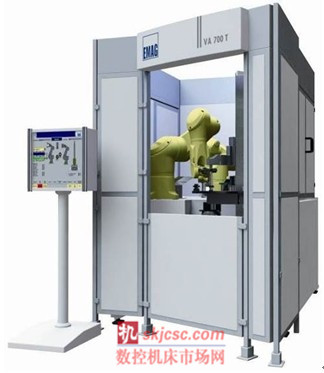 图3:VA 700 T——用于制造装配式凸轮轴的热套机床 图3:VA 700 T——用于制造装配式凸轮轴的热套机床