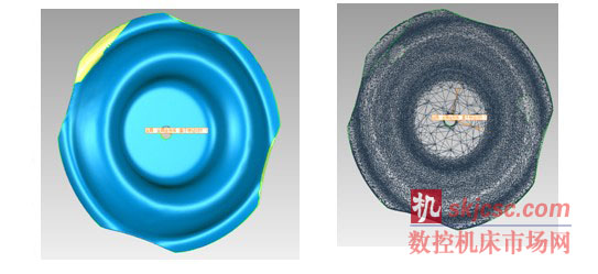 点云数据封装后得到的三角网格面