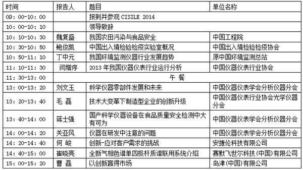由中国仪器仪表行业协会主办 &ldquo;2014第十二届中国国际科学仪器及实验室装备展览