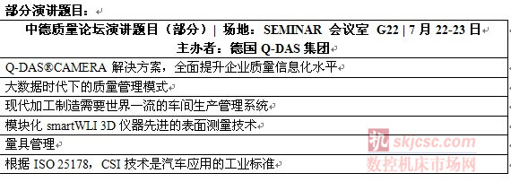 Control China2014现场会议——中德质量论坛