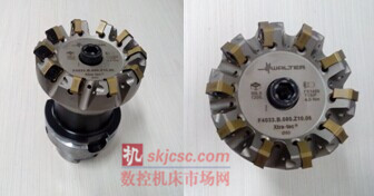 图4.使用瓦尔特的F4033粗铣缸体下结合面 图4.使用瓦尔特的F4033粗铣缸体下结合面