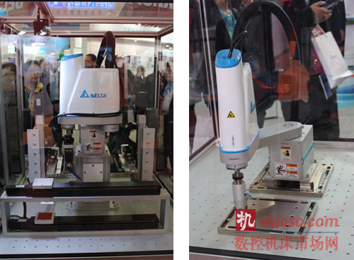 首次参展的SCARA机器人