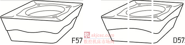 方便区分:后刀面的波纹形状用于指示槽型。 方便区分:后刀面的波纹形状用于指示槽型。