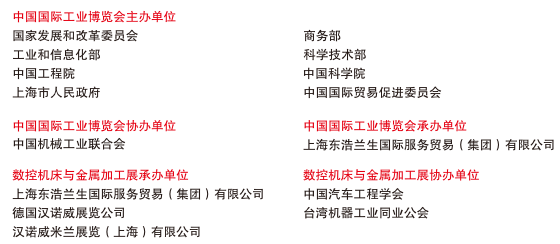 2015数控机床与金属加工展主办