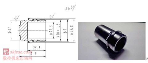 图1 产品零件图 图1 产品零件图