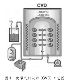 图 1 化学气相沉积(CVD)工艺图