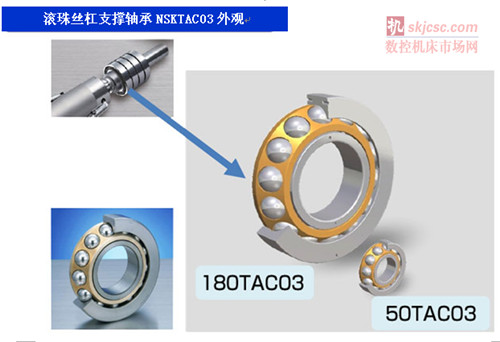 NSK成功扩大高载荷驱动用滚珠丝杠支撑轴承“NSKTAC03”尺寸范围