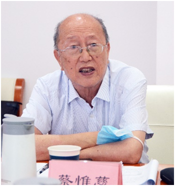 中国机械联合会专家委副主任蔡惟慈